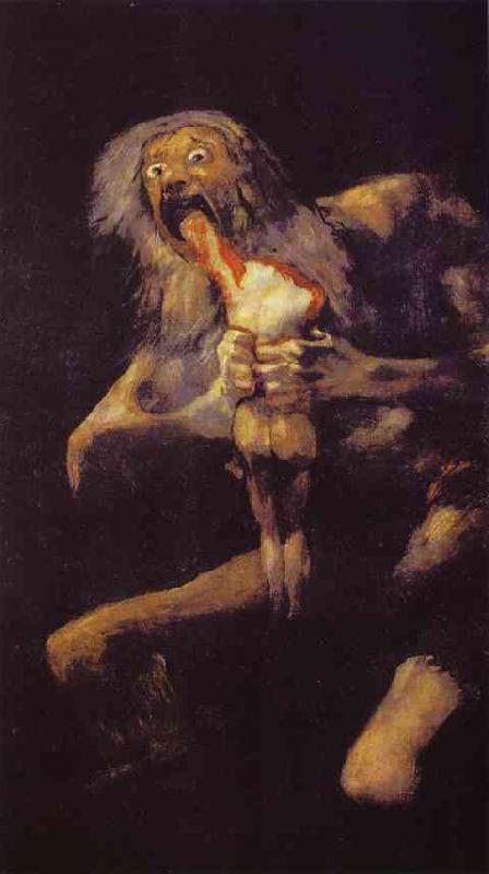 Francisco Jose de Goya Saturn Devouring One of His Chidren Sweden oil painting art